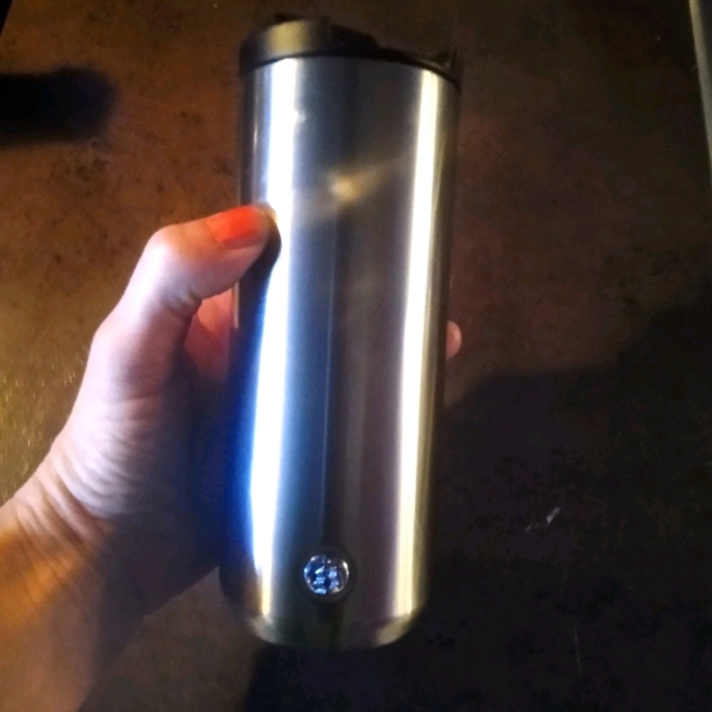 Starbucks chrome coffee mug